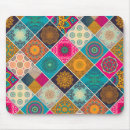 Recherche de mandala coloré tapis souris Bleu