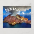 Recherche de volcans cartes postales Île