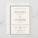 Recherche de classique mariage invitations Intemporel