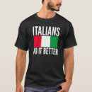 Zoek naar vlag van italië tshirts Italianen