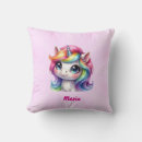 Recherche de licorne mignonne coussins Baby