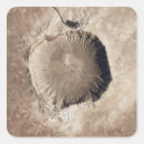 Zoek naar kraters stickers Uitzicht uit de ruimte