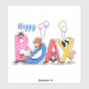 Recherche de birthday template autocollants Happy