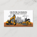 Recherche de machines lourdes cartes visite Construction