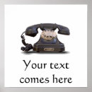 Zoek naar oude telefoon posters Antiek