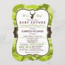 Recherche de motif de camouflage invitations Baby