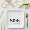 Recherche de 80 ans assiettes Simple