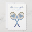 Recherche de raquette tennis invitations Bleu