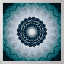 Recherche de mandala bleu posters Spirituel