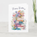 Zoek naar de boekenwurm kaarten Waterverf