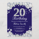 Recherche de blue and silver invitations Fête d'anniversaire