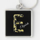 Zoek naar letter e sleutelhangers Elegant