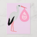 Recherche de stork cartes postales Rose