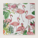 Recherche de flamants roses puzzles Plante