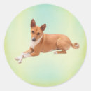 Recherche de basenji autocollants Chien