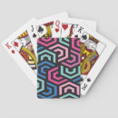 Recherche de hexagon jeux de cartes Bleu