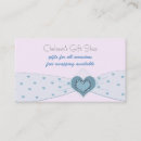 Recherche de boutique bébé cartes visite Bleu