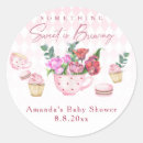 Recherche de cupcake baby autocollants Floral