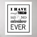 Zoek naar draden posters Borduurwerk