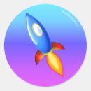 Zoek naar raketten stickers Raketschip
