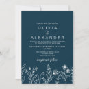 Recherche de de bleu marine mariage invitations Boho