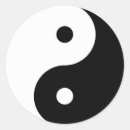 Recherche de yinyang autocollants Yin et yang