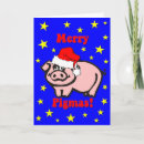 Recherche de porc noël cartes Animaux