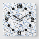 Recherche de dessins géométriques horloges Blanc