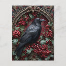 Recherche de noël gothique cartes postales Corbeau