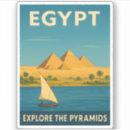 Recherche de pyramides autocollants Égyptien
