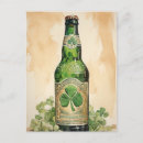 Recherche de bière verte cartes postales Clou