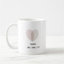 Recherche de empreinte digitale tasses Nom