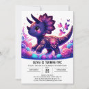 Recherche de triceratops invitations D'anniversaire de dinosaure