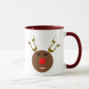Recherche de nez rouge tasses Antlers