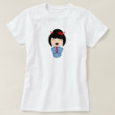 Recherche de poupée kokeshi tshirts Japonais