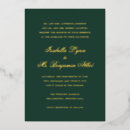 Recherche de vert et or mariage invitations Pour elle