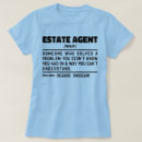 Recherche de agent immobilier drôle tshirts Emploi