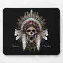 Recherche de chef indien tapis souris Plumes