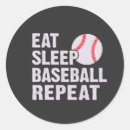 Zoek naar eet slaap stickers Honkbal