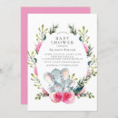 Recherche de floral elephant baby shower invitations Jungle