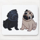 Zoek naar zwarte pug muismatten Puppy