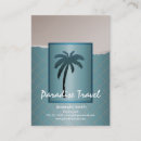 Recherche de affaires voyage cartes visite Palmier