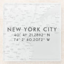 Recherche de new york dessous de verres Moderne