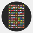 Recherche de drapeau international autocollants Rétro