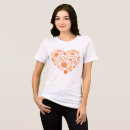 Recherche de feuille de coeur tshirts Pour elle
