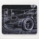 Recherche de nissan gtr tapis souris R34