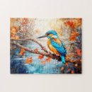 Recherche de martin pêcheur puzzles Faune