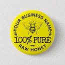 Zoek naar honingbijen buttons Hommel