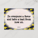 Recherche de une note cartes visite Humour