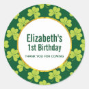 Recherche de symboles irlandais autocollants Vert